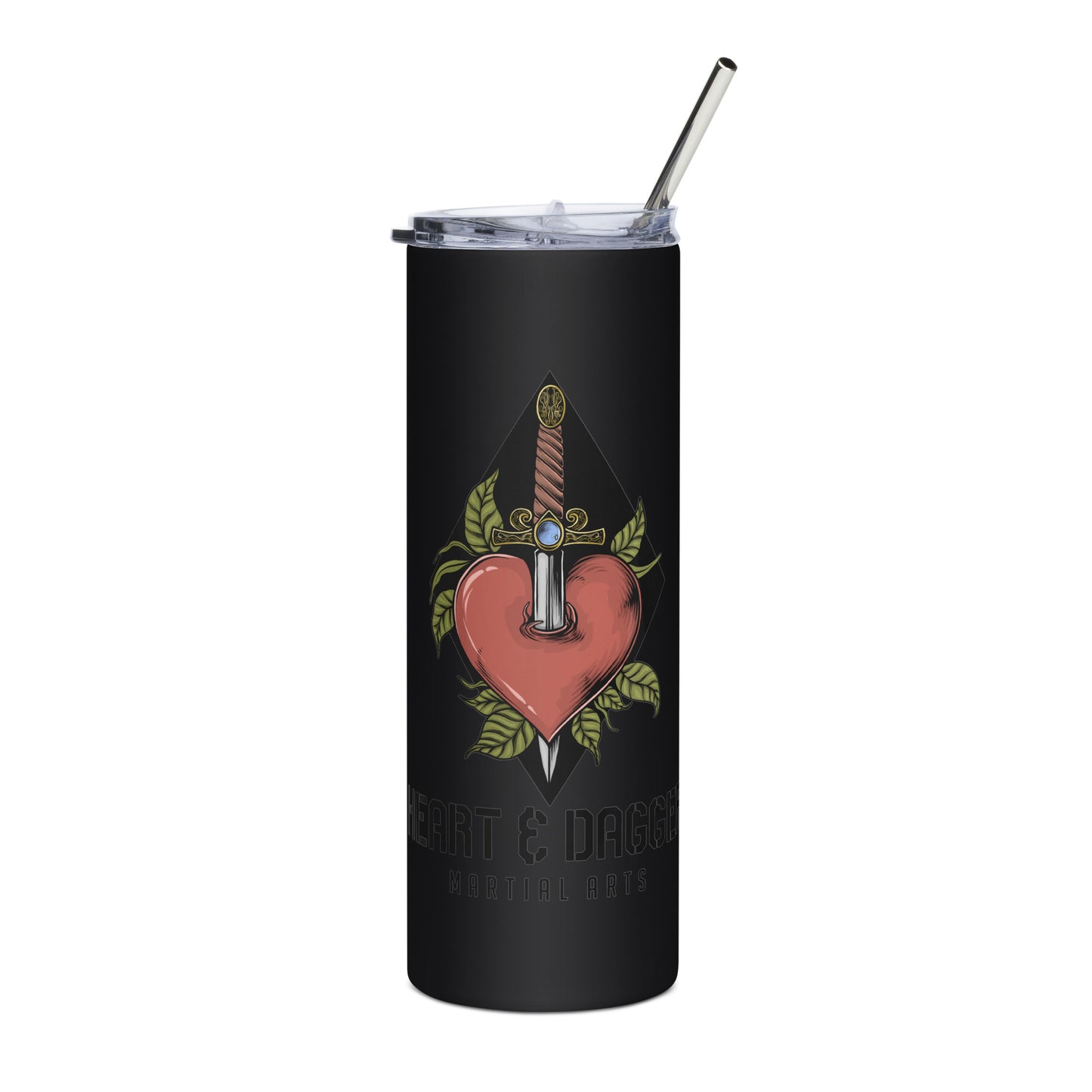 Heart & Dagger Stainless steel tumbler