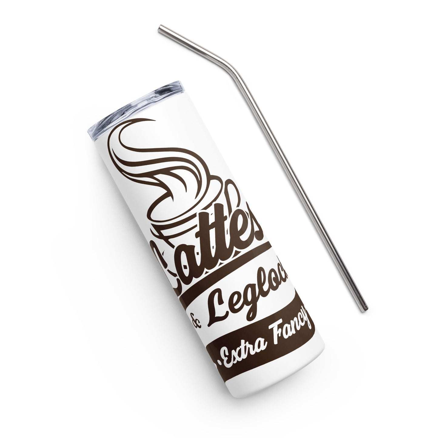 Lattes and Leglocks Stainless steel tumbler