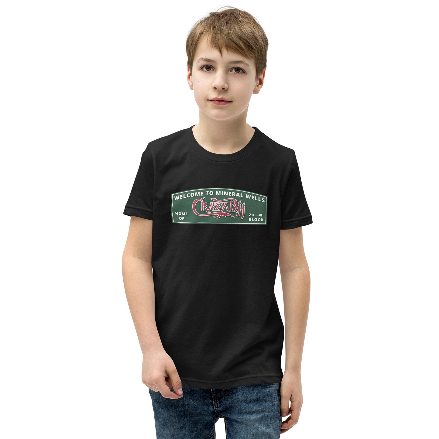 Crazy BJJ Youth Short Sleeve T-Shirt