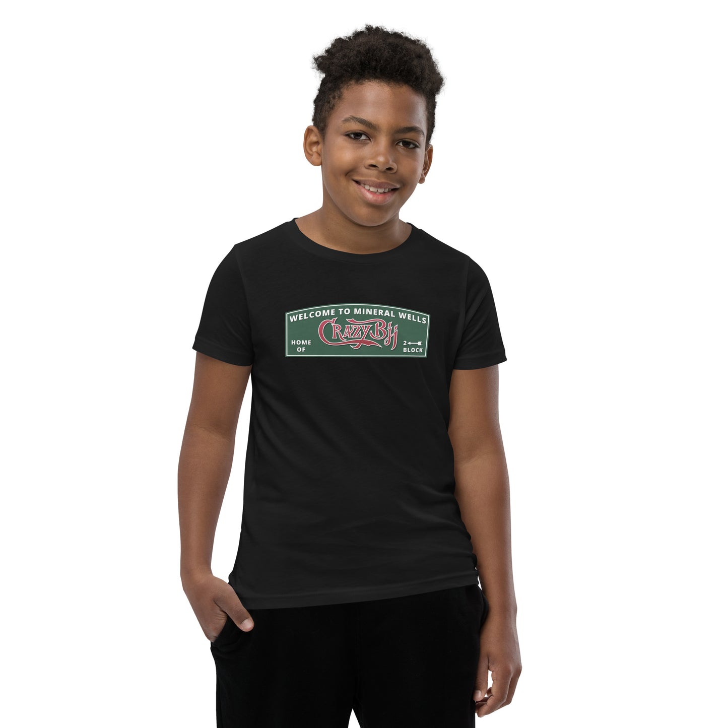 Crazy BJJ Youth Short Sleeve T-Shirt